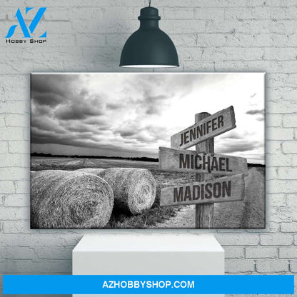 Country Road Multi-Names Premium Canvas