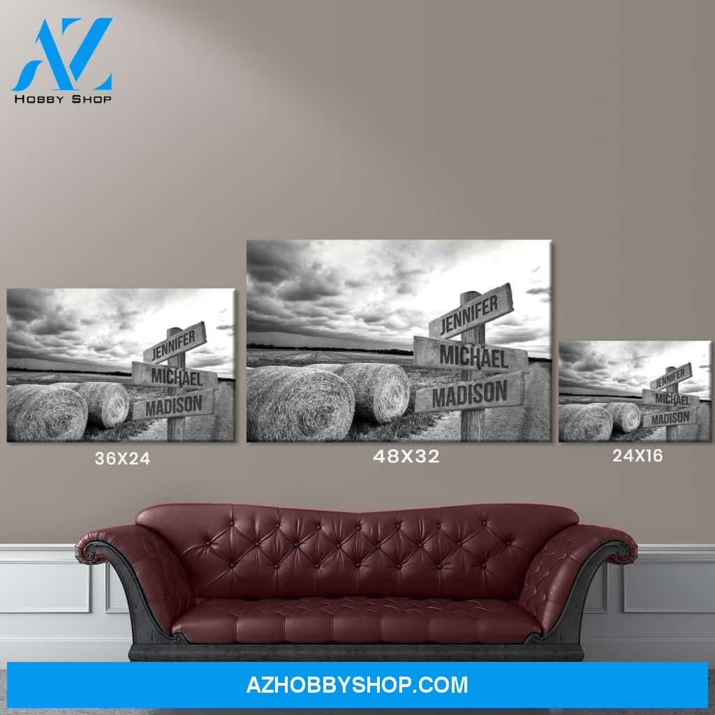 Country Road Multi-Names Premium Canvas