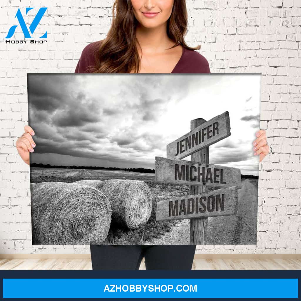 Country Road Multi-Names Premium Canvas