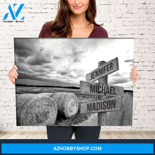 Country Road Multi-Names Premium Canvas