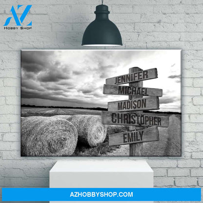 Country Road Multi-Names Premium Canvas