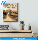 Country Roads Farmer Wall Art Canvas