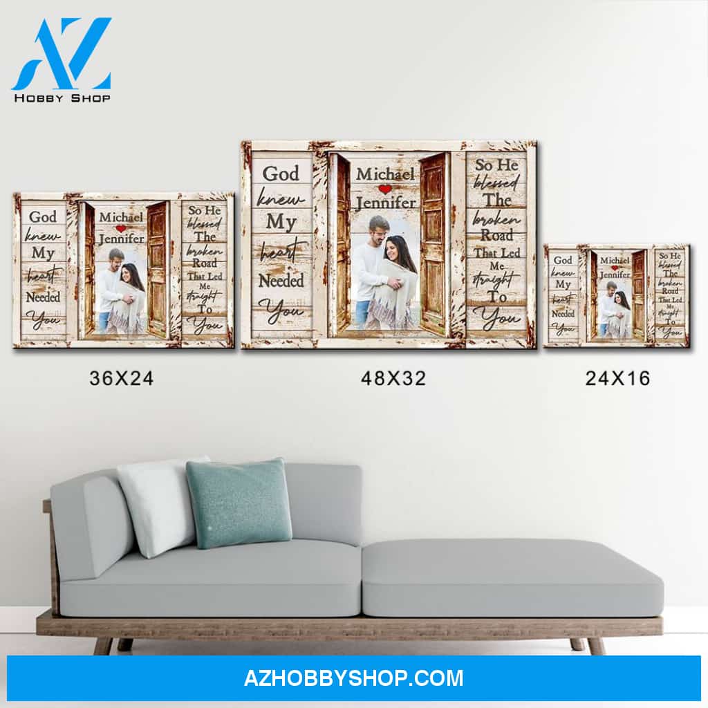 Couple Doors Saying 12 Premium Canvas