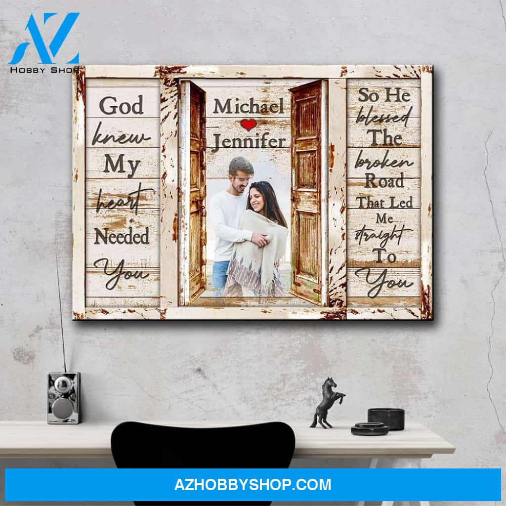 Couple Doors Saying 12 Premium Canvas