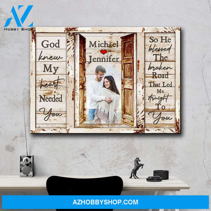 Couple Doors Saying 12 Premium Canvas