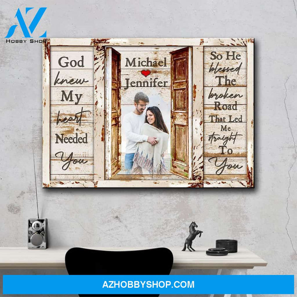 Couple Doors Saying 12 Premium Canvas