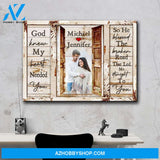 Couple Doors Saying 12 Premium Canvas