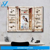 Couple Doors Saying 10 Premium Canvas