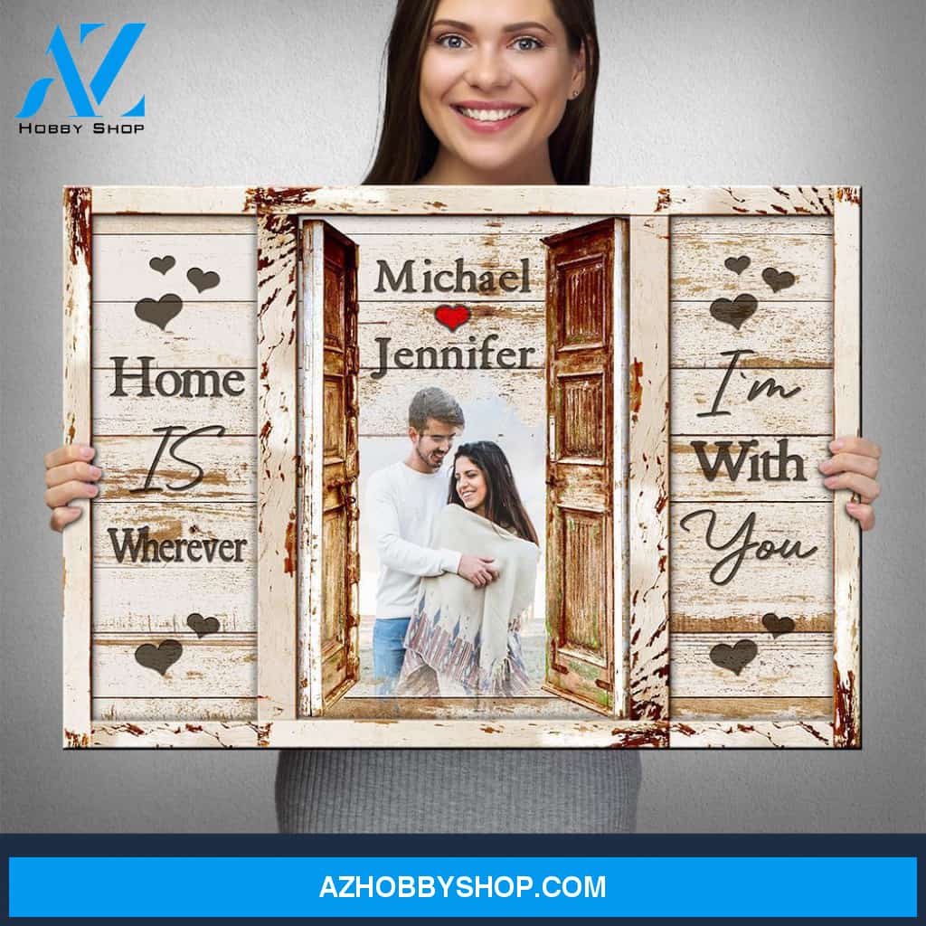 Couple Doors Saying 10 Premium Canvas