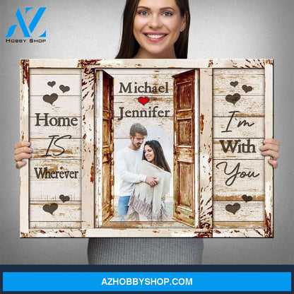 Couple Doors Saying 10 Premium Canvas