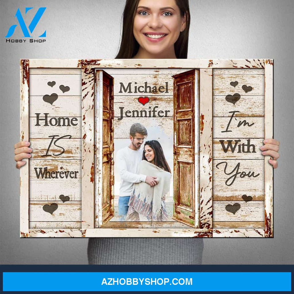 Couple Doors Saying 10 Premium Canvas