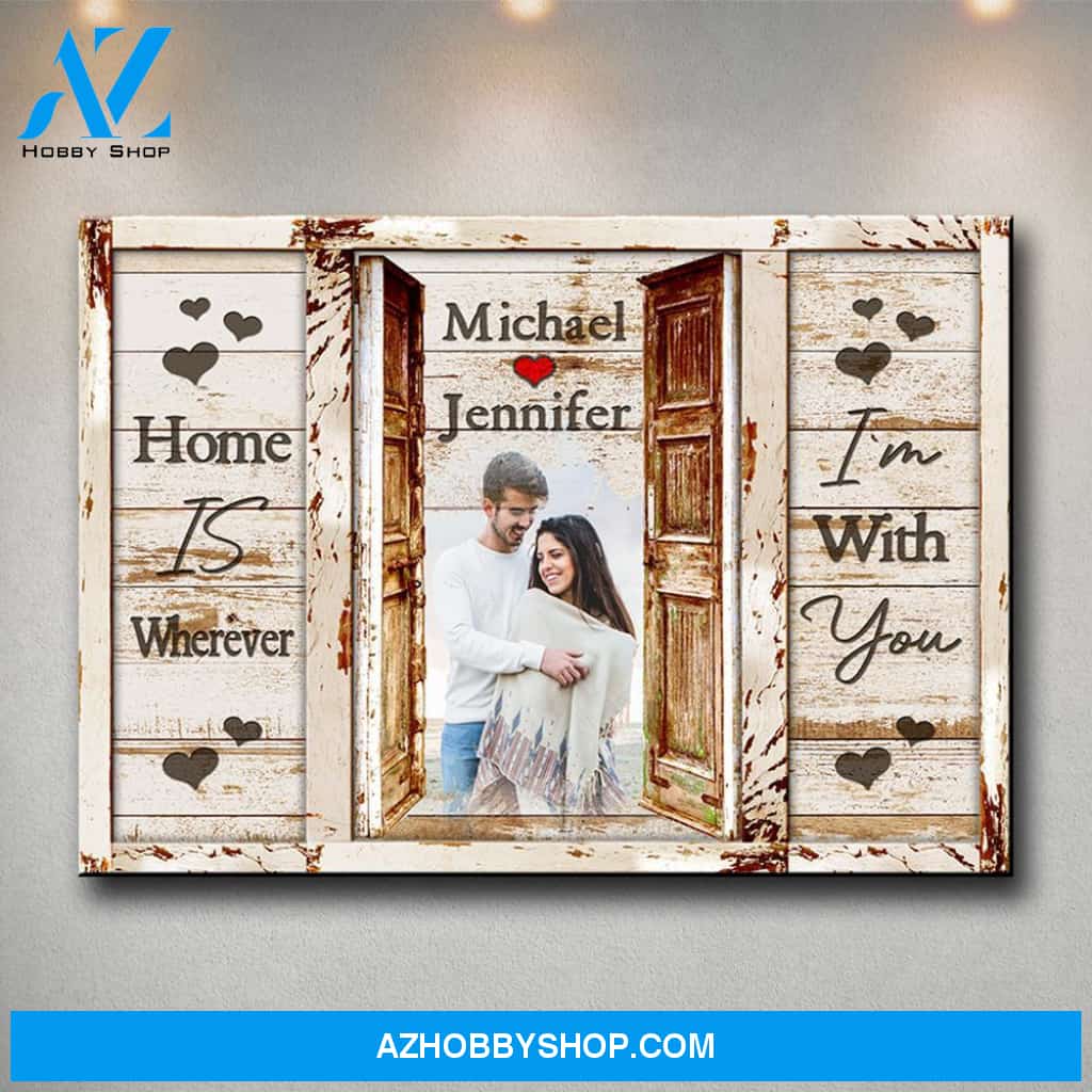 Couple Doors Saying 10 Premium Canvas
