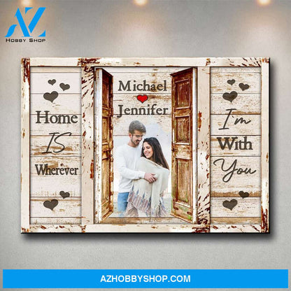 Couple Doors Saying 10 Premium Canvas