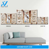 Couple Doors Saying 10 Premium Canvas