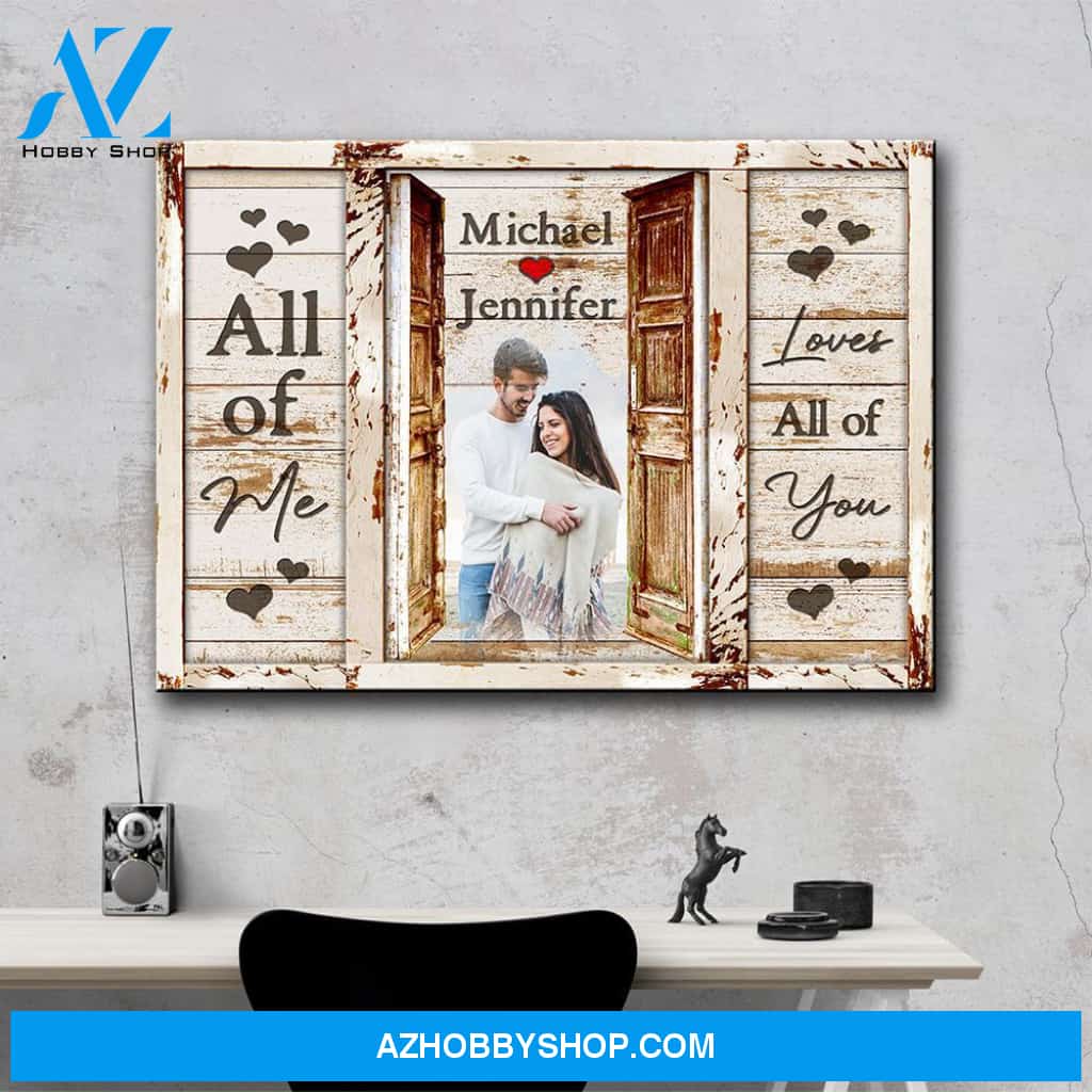 Couple Doors Saying 11 Premium Canvas
