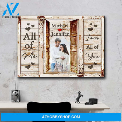Couple Doors Saying 11 Premium Canvas