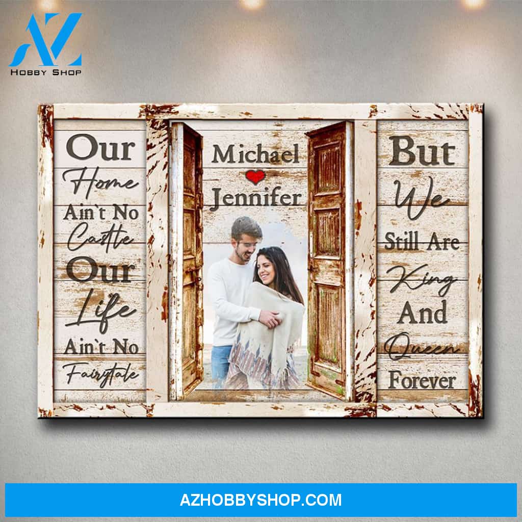 Couple Doors Saying 9 Premium Canvas