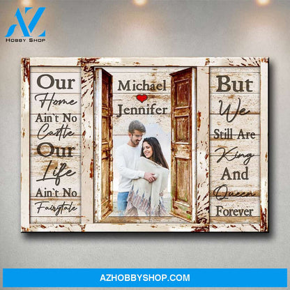 Couple Doors Saying 9 Premium Canvas