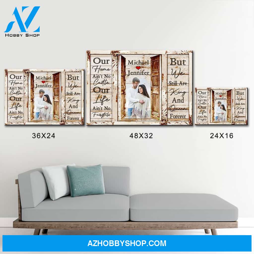 Couple Doors Saying 9 Premium Canvas
