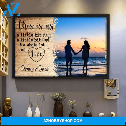 Couple This Is Us Personalized Poster
