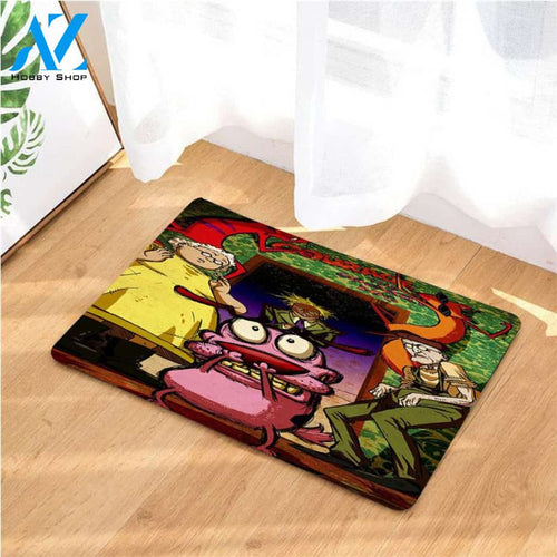 courage the cowardly dog socks doormats