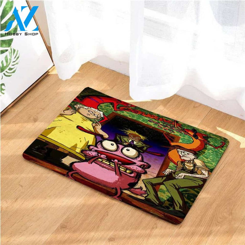 courage the cowardly dog socks doormats