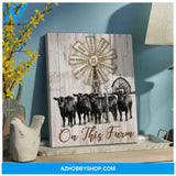 Cow and Farm Canvas Wall Art, Wall Decor Visual Art Decor