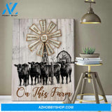 Cow and Farm Canvas Wall Art, Wall Decor Visual Art Decor