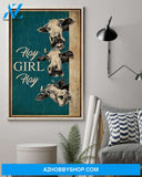 Cow Art Vertical Canvas - Wall Decor Visual Art