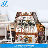 Cow Blanket, Just A Girl Who Loves Cows, Cow Lover