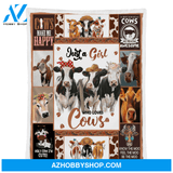 Cow Blanket, Just A Girl Who Loves Cows, Cow Lover