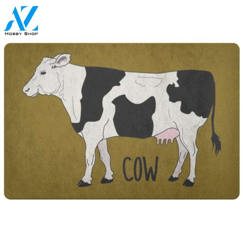 Cow Doormat, Door mat, Decor mats, Printed Mats, Design mats, graphic design mats