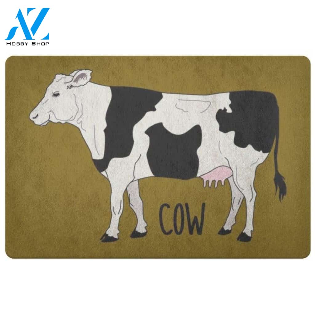 Cow Doormat, Door mat, Decor mats, Printed Mats, Design mats, graphic design mats