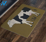 Cow Doormat, Door mat, Decor mats, Printed Mats, Design mats, graphic design mats
