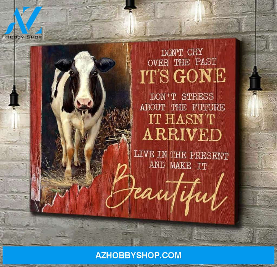 Cow Farm Premium Canvas Wall Art, Wall Decor Visual Art