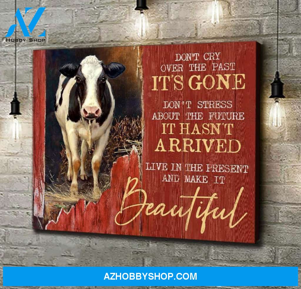 Cow Farm Premium Canvas Wall Art, Wall Decor Visual Art