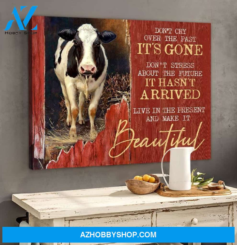 Cow Farm Premium Canvas Wall Art, Wall Decor Visual Art