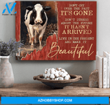 Cow Farm Premium Canvas Wall Art, Wall Decor Visual Art