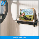 Cow Farm Premium Canvas Wall Art, Wall Decor Visual Art - And So Together They Built A Life They Loved Premium Canvas