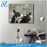 Cow Farm Premium Canvas Wall Art, Wall Decor Visual Art - Love One Another As I Have Loved You Premium Canvas
