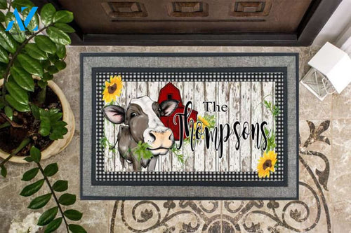 Cow Farmhouse Door Mat Design, Spring Design, Farmhouse Design, Sublimation Design, Printable Art, Sublimation Download, Digital Design
