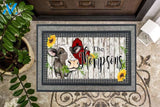 Cow Farmhouse Door Mat Design, Spring Design, Farmhouse Design, Sublimation Design, Printable Art, Sublimation Download, Digital Design