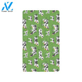 Cow Happy Print Pattern Rubber Doormat