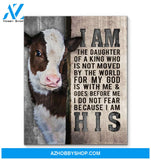 Cow I Am His Canvas Wall Art Unique Gifts