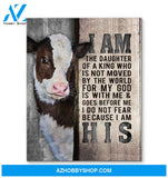 Cow I Am His Canvas Wall Art Unique Gifts