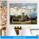 Cow I Can Do Canvas Wall Art Unique Gifts