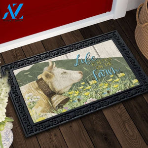 Cow in the Meadow Doormat - 18" x 30"