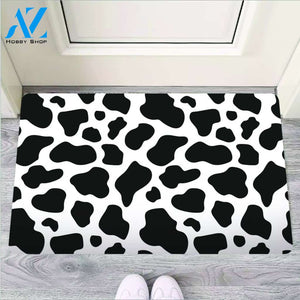 Cow Print Door Mat