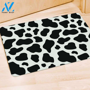 Cow Print Door Mat