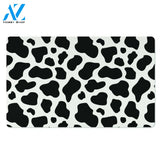 Cow Print Door Mat